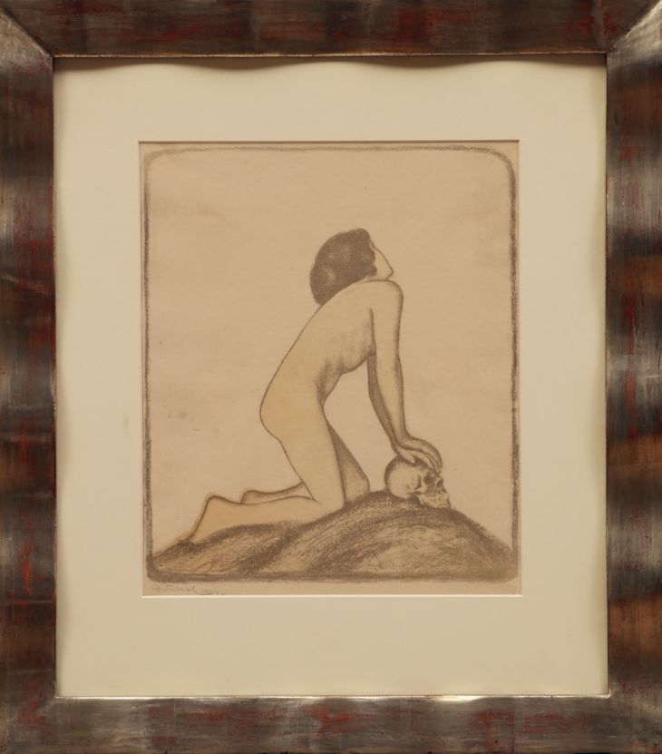 Akt s lebkou (Vanitas) - 1