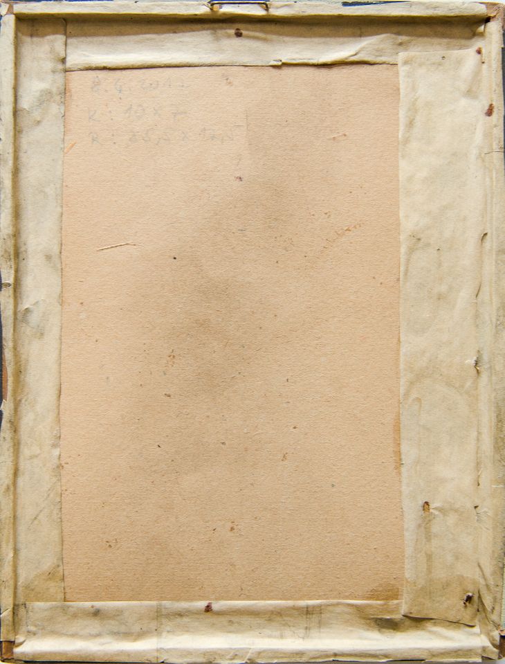 Ženský akt s kyticí - 2